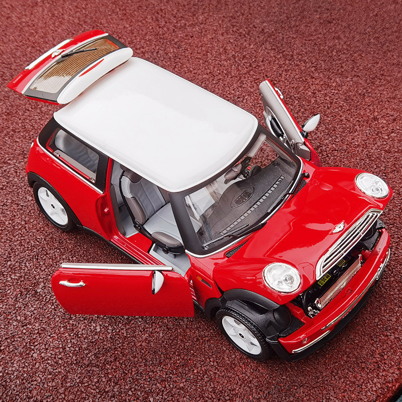 比美高 1:18 迷你 mini cooper 寶馬汽車模型節日禮物送男女朋友 175D