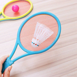 兒童戶外運動網球拍 寶寶幼兒園球類塑膠羽毛球拍玩具 四件套