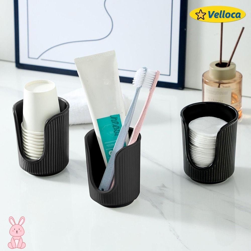 VELLOCA1漱口水杯架,優雅多功能浴室飲水機,家居用品通用不含BPA陶瓷紙杯架