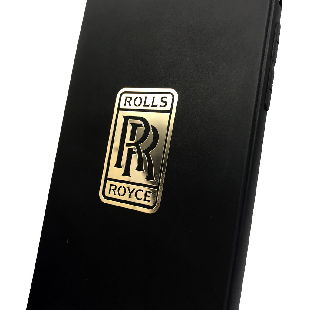 勞斯萊斯車標logo手機高檔金屬貼紙 汽車標貼手機殼背貼