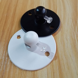 圓形鐵件定位鍵奶嘴頭燈飾電源線固定器黑色白色烤漆件吸頂鎖線卡