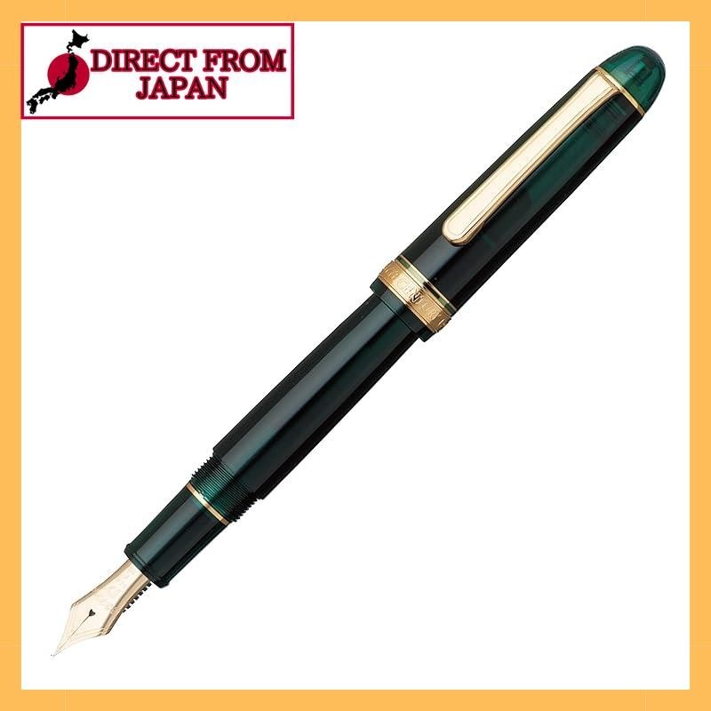 白金鋼筆 3776世紀系列 勞雷爾綠 細筆 PNB-15000#41-2
