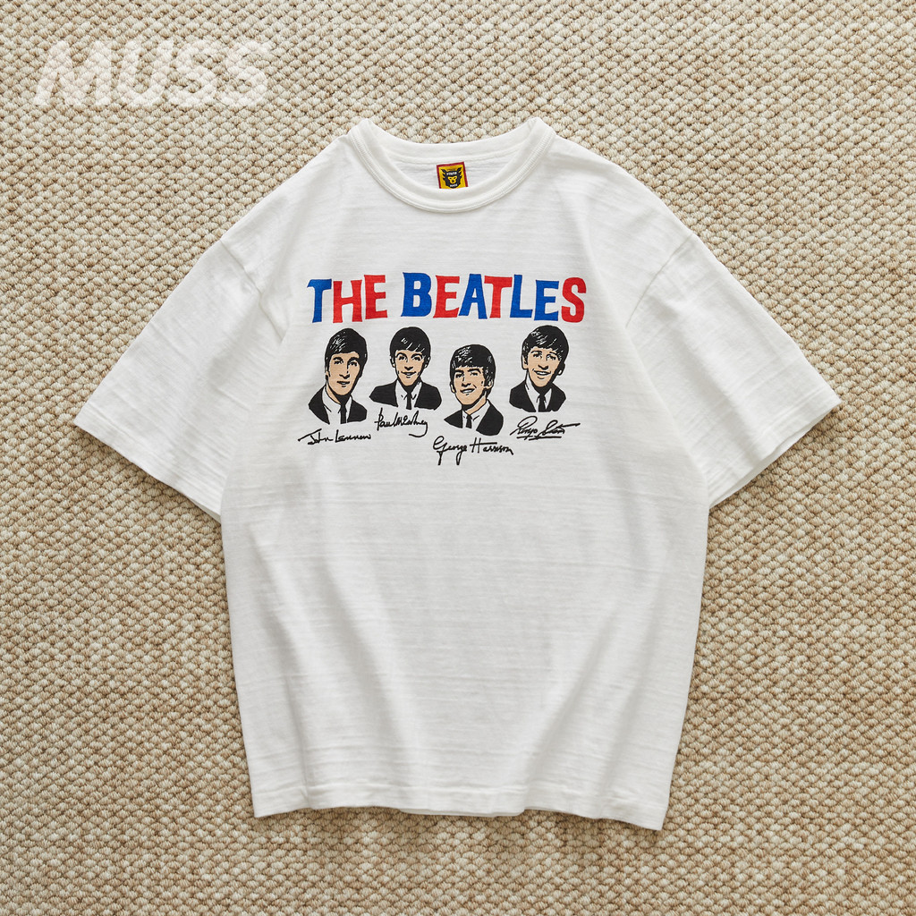 Human MADE Beatles T-shirt Nissan Beatles 繪畫樂隊短袖T恤