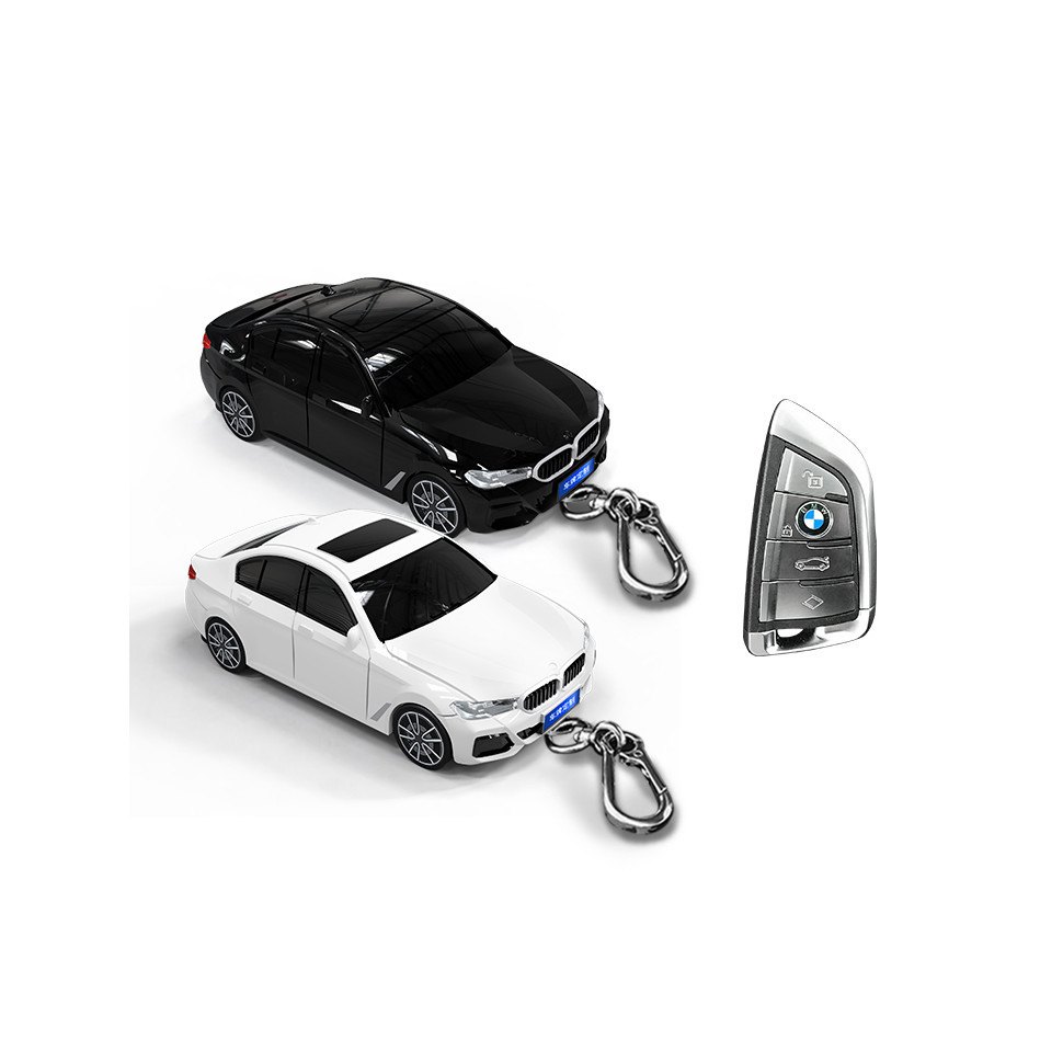 CT 台灣出貨 BMW5系車模型鑰匙套 寶馬5系列鑰匙套 汽車鑰匙包 保護套創意小車模型殼個性扣禮物 寶馬鑰匙套 鑰匙套