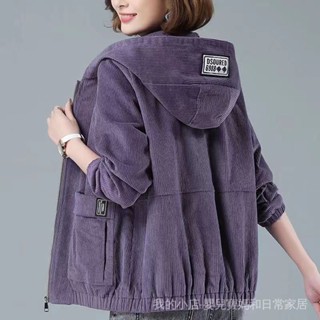 EI 女式春季常規寬鬆連帽上衣開衫長袖口袋拉鍊開衫外套上衣服裝 XA