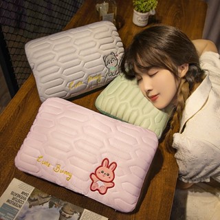 Napping pillow 冰絲乳膠涼蓆午睡枕學生趴睡枕辦公室趴桌子睡覺小枕頭午休神器 現貨 熱賣Ready Sto