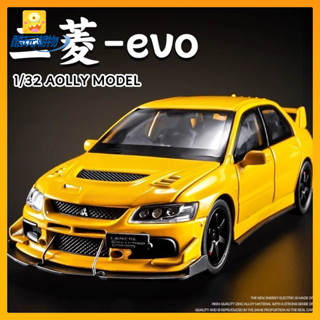 [品質]汽車玩具 玩具汽車 玩具車 汽車模型 車子模型 三菱EVO模型閤金小汽車模擬jdm翼神車模擺件跑車兒童玩具賽車男