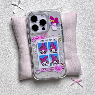 美樂蒂證件照適用蘋果16/15/14/13promax手機殼12/11/xr軟殼xs/8p/7p手機殼