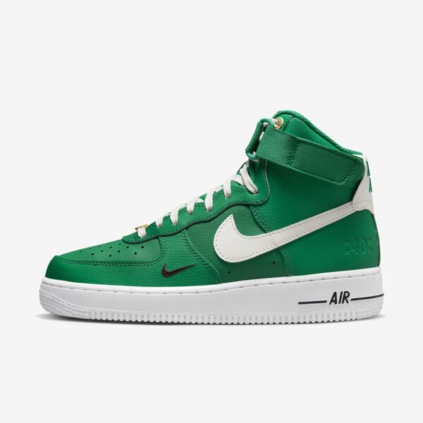 Nike W Air Force 1 HI SE 女 休閒鞋 運動 經典 AF1 40週年 綠 [DQ7584-300]