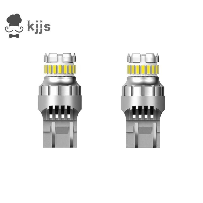 2 件裝汽車 T20 7440 W21W LED Canbus 倒車燈 W21/5W 7443 LED 燈泡剎車轉向信號