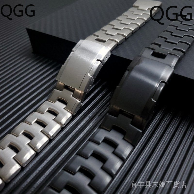 【QGG】【新款熱銷】適用於佳明 Garmin QuickFit 26mm鈦合金錶帶 Fenix 7 6x Pro錶帶
