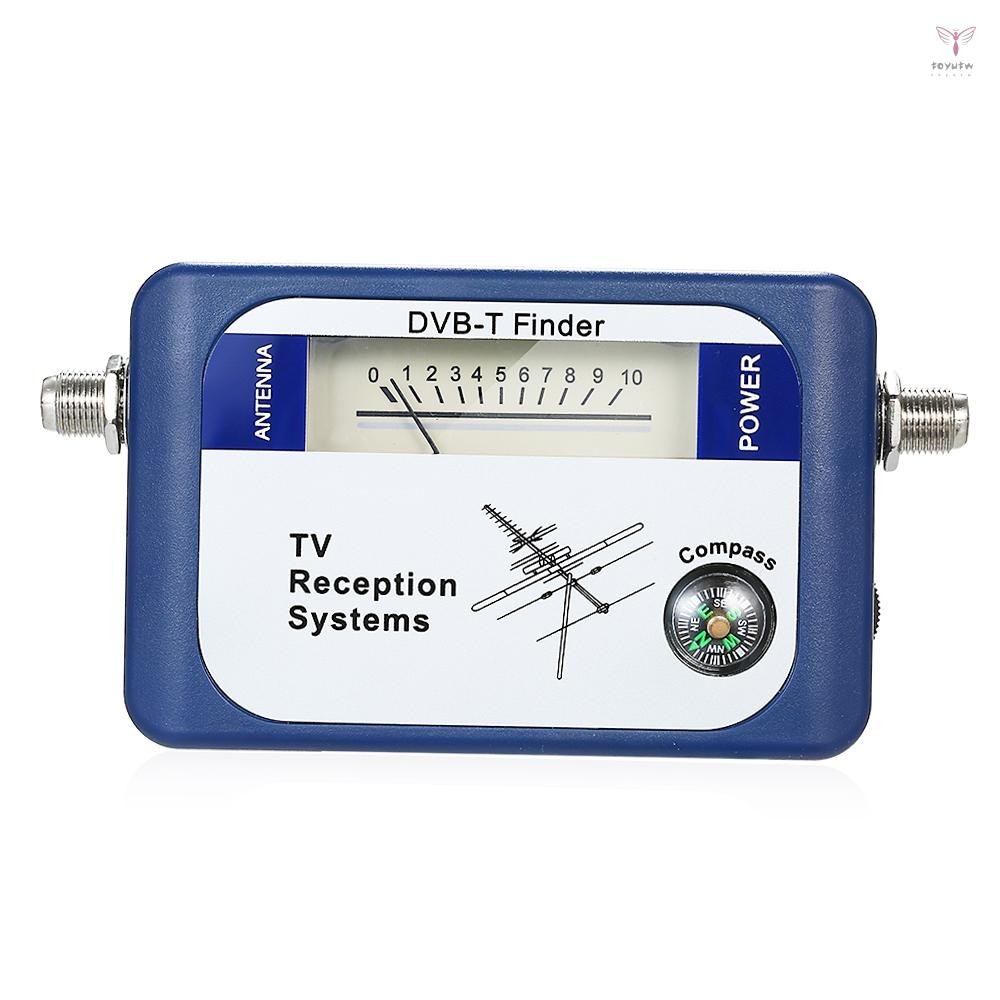 Dvb-t 帶指南針電視接收系統的數字衛星信號查找儀天線地面電視天線