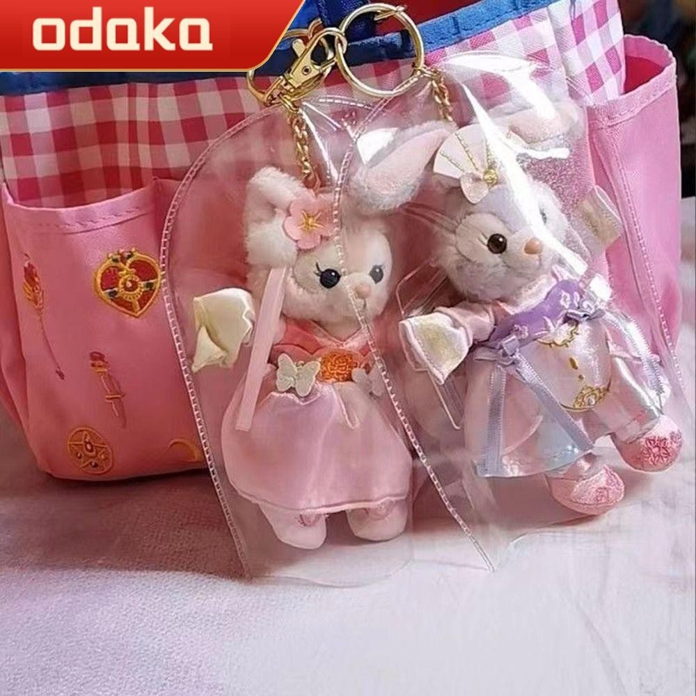ODAKA乙烯基娃娃包,透明防塵PVC鑰匙扣包,防刮擦防水雨衣Labubu/Ob11BJD