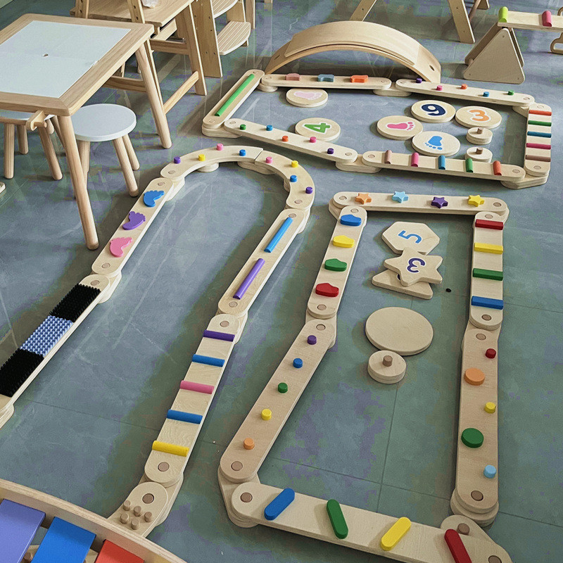 兒童平衡木 感統訓練器材 家用獨木橋 幼兒園寶寶運動玩具 體育早教玩具