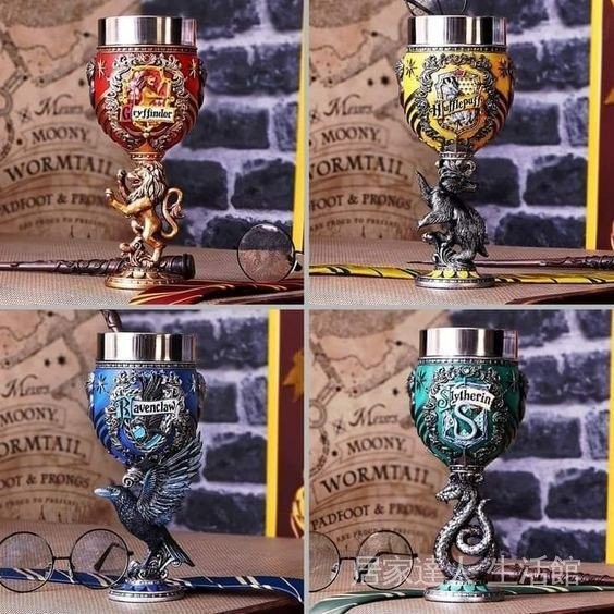 現貨秒發 哈利波特杯子創意紀念品哈利波特四大學院萊斯特林城堡魔法學校杯
