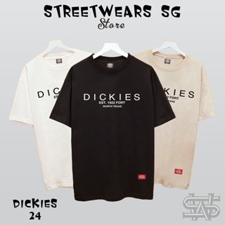 2024 Dickies Worth Texa 寬款 T 恤-T 恤 Dickies 高品質-DK24-Streetwe