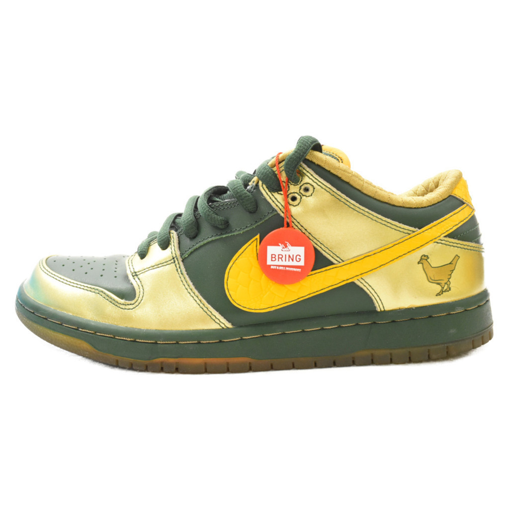 NIKE 耐吉球鞋 休閒鞋Dunk SB10 37 87綠色 金 Low 28cm 日本直送 二手