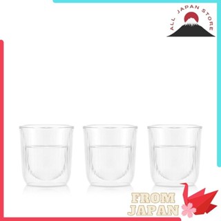 BODUM 波瀑 酒杯 杯子 DOURO 杜罗 双层 玻璃 杯子 60ml 2个组合 保温保冷 双层结构 温酒 酒 可耐