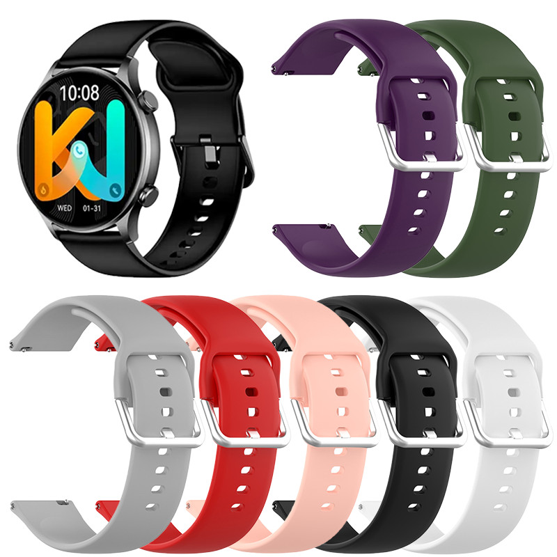 KW76/KW77反扣錶帶 適用於樂米infinity 4/3錶帶 KW102/LW11替換矽膠錶帶 快拆錶帶