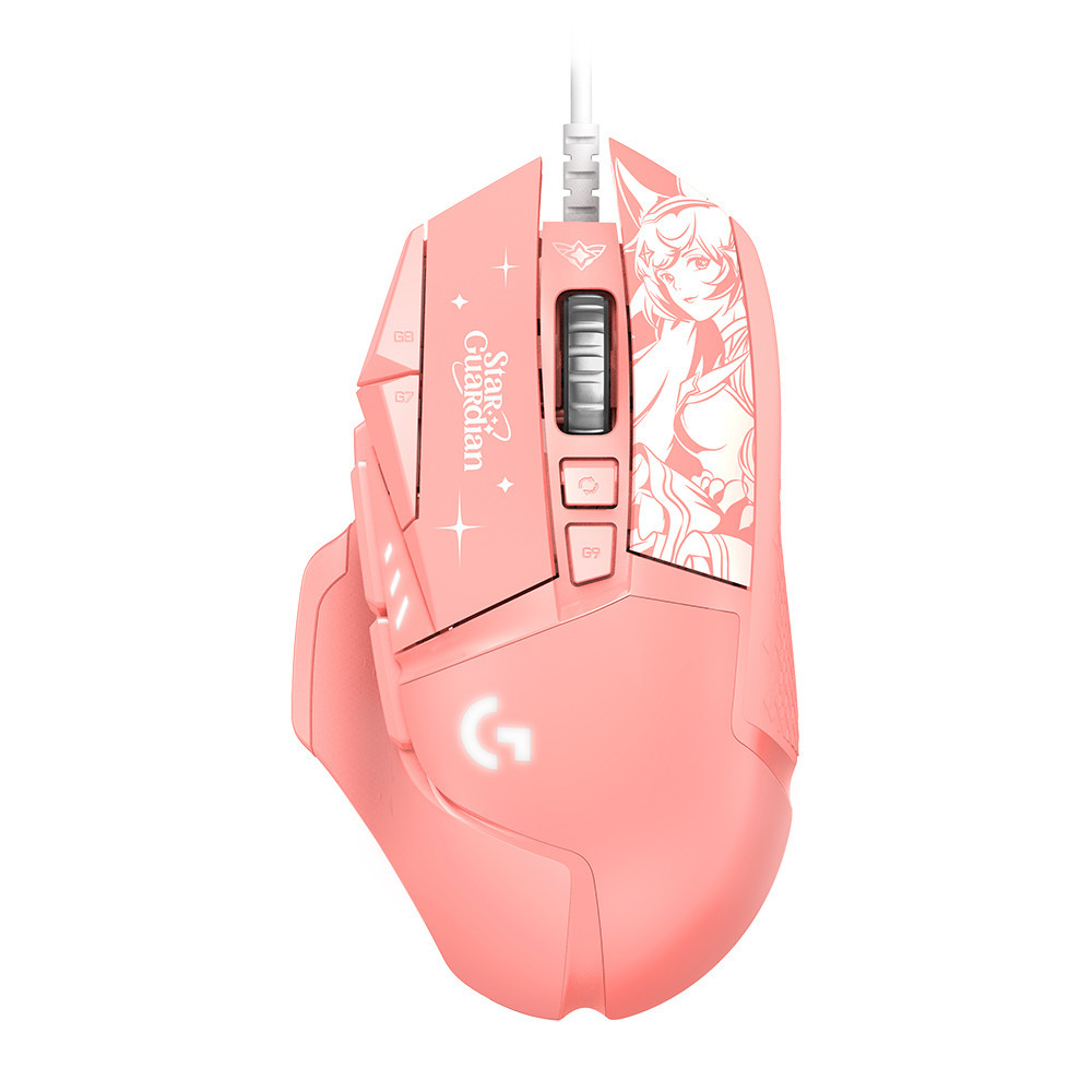 【Logitech 羅技】G502 Hero 高效能遊戲滑鼠-星光戰士版 / 阿璃