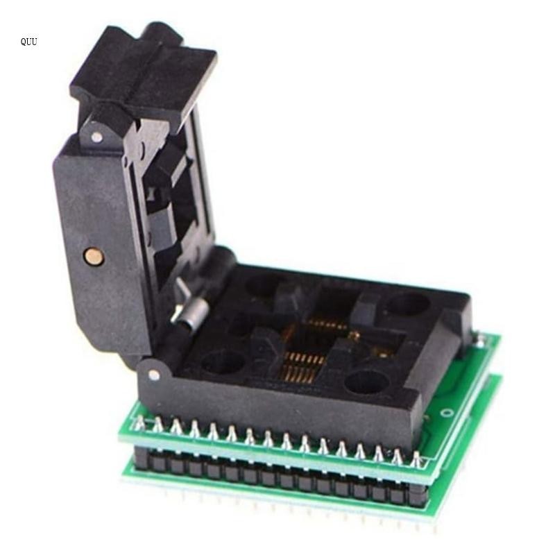 Quu TQFP32 QFP32轉DIP32 IC編程器適配器芯片燒錄測試插座解決方案