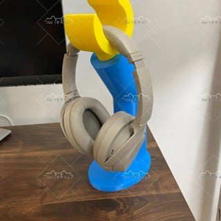 【臺灣出貨】lego造型耳機支架電腦掛架配件桌面置物架創意耳麥3d列印 耳機架 電腦耳機架 耳機支架