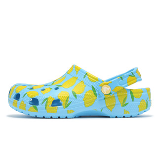Crocs 洞洞鞋 Classic Fresh Fruits 男鞋 女鞋 水果印花 藍 [ACS] 2110084WD