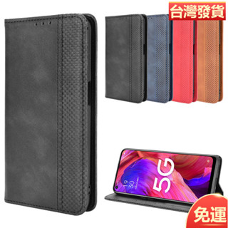 適用OPPO A74 5G手機殼插卡支架保護套A93 5G手機皮套磁吸翻蓋殼