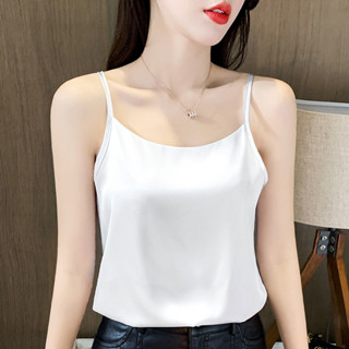 【HOT 本舖】 夏季吊帶女裝2025年韓版性感背心寬鬆純色少女大碼顯瘦打底衫上衣