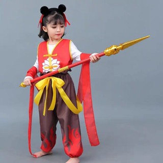 哪吒衣服兒童魔童降世男孩女孩COS角色扮演節日表演動漫套裝20250326