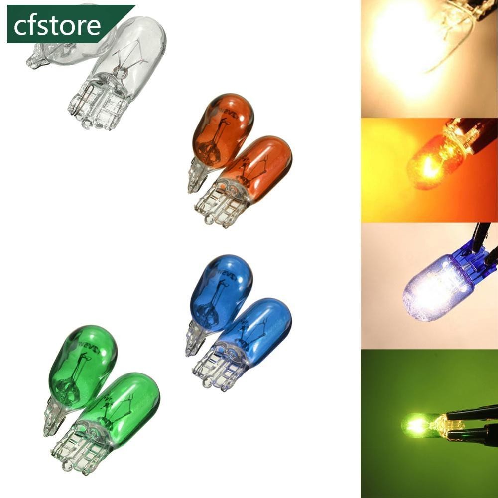 Cfstore 2 件 T10 楔形鹵素 W5W 501 194 LED 內部燈泡汽車汽車卡車 C8T1