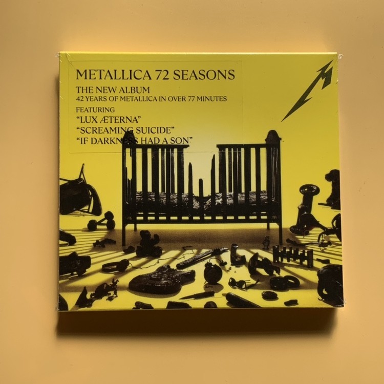 全新正版 金屬 Metallica 72 Seasons CD 2023全新專輯 現貨 當天出貨