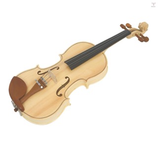 Astonvilla 4/4 小提琴雲杉面板楓木工藝老虎條紋烏木零件手工製作 4/4 小提琴,帶雲杉面板,適合初學者專業