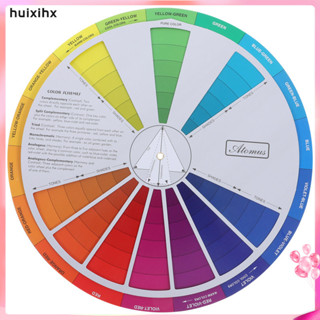 車輪漸變色調色板顏色油漆車輪材料指南工具板圖表顏色 huixihx
