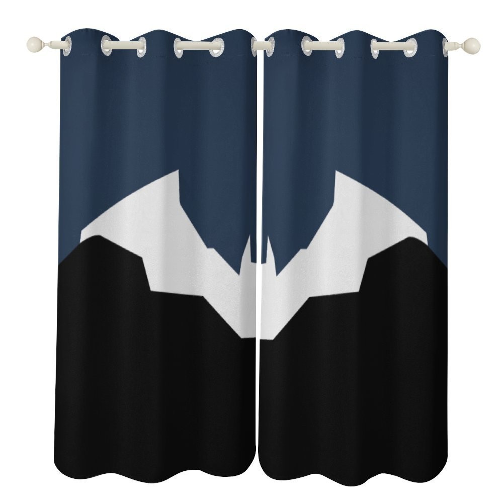 蝙蝠俠183*132厘米環形遮光窗簾客廳變暗窗簾隔熱窗簾