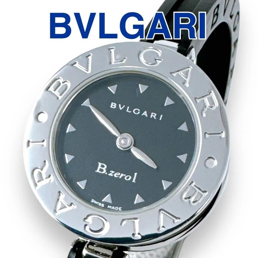 BVLGARI 寶格麗 錶帶 B.Zero1 黑色 女用 橡膠 日本直送 二手