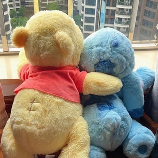 小熊維尼卡哇伊小熊維尼熊毛絨公仔卡通沙發靠墊抱枕抱枕女孩生日禮物