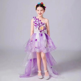【93%好評率】環保時裝秀服裝兒童手工biy表演服幼兒園女孩走秀衣服塑膠袋裙子3.24