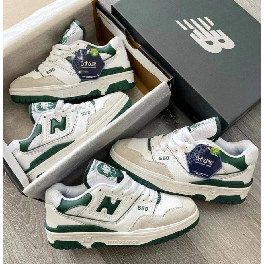 熱賣 超優質nb 550鞋“白綠”海軍綠黑正品中標NB 550鞋X8