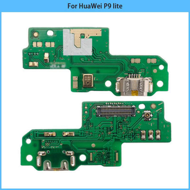 適用於華為 P9 lite USB 充電器連接器排線 P9 lite 麥克風 USB 充電底座 PCB 板維修零件