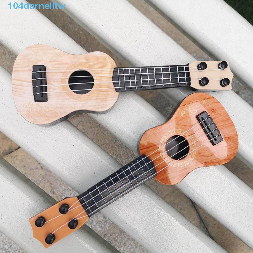 DARNELLTW古典四弦琴古典早教玩具兒童玩具蒙特梭利玩具4個字符串樂器兒童禮物小吉他玩具