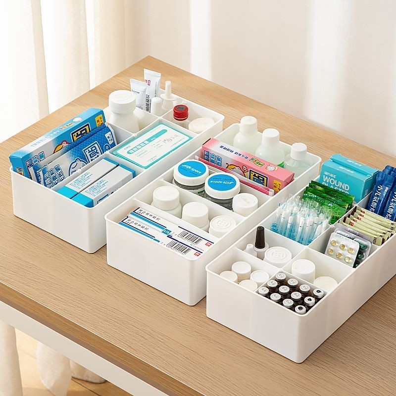 家用藥品分格收納盒常備藥物多功能收納架醫院6s管理輸液盒擺藥盒