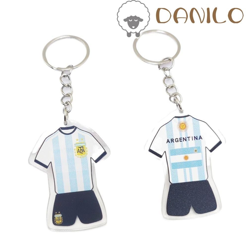 Danilo 足球鑰匙鏈,卡塔爾阿根廷足球鑰匙圈,汽車鑰匙扣摩洛哥哥斯塔黎加墨西哥杯吊墜首飾
