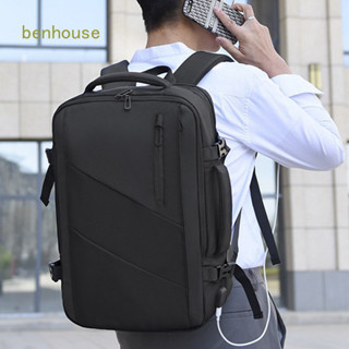 男士旅行筆記本電腦背包商務背包帶 Usb 充電端口 16 英寸,防水大學書包書包