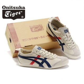 319wj Onitsuka México 66(帶盒) Onitsuka Tiger 女鞋特賣真皮66男中性休閒鞋