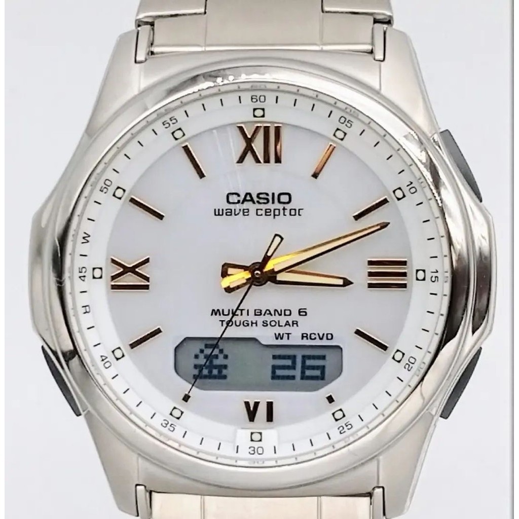 CASIO 手錶 WVA-M630 WAVE CEPTOR DATA BANK 日本直送 二手