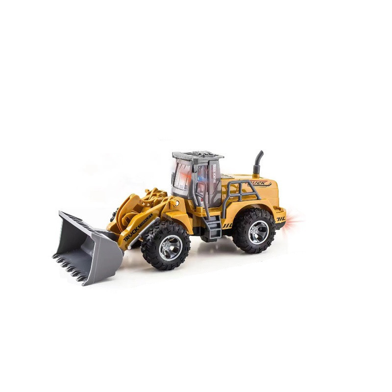 🌈四通遙控車電動車遙控挖掘機工程推土機男孩電動模型玩具