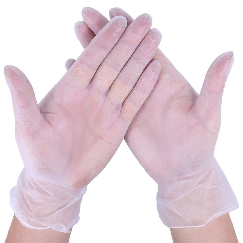 ✿一次性手套✿現貨   一次性手套 pvc手套 橡乳膠薄膜食品衛生兒童防病毒加厚丁晴
