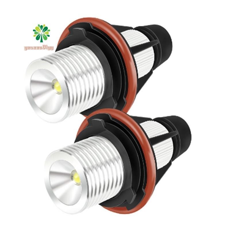 適用於天使眼 5W E39 E60 天使眼霧燈 LED 大燈日間行車燈帶解碼白光