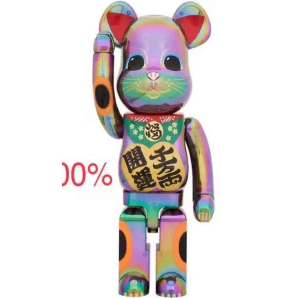 近全新 BE@RBRICK Bearbrick 庫柏力克熊 周邊 招財貓 1000% 日本直送 二手
